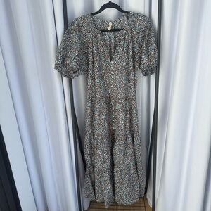 Spell & the Gypsy Floral Puff Sleeve Maxi